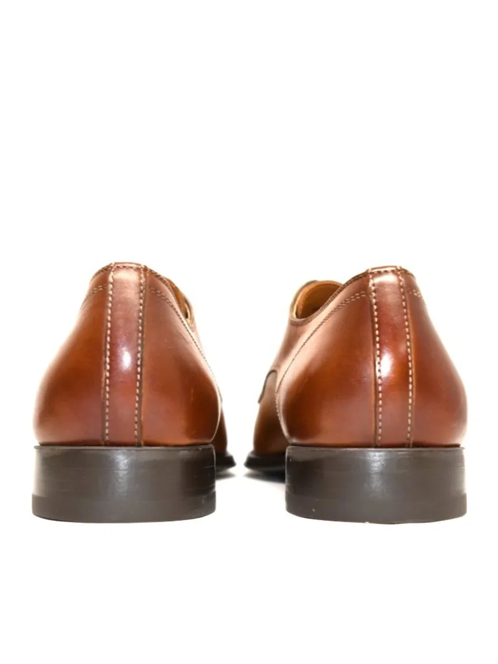 New! Magnanni Samson Burnished Cap Toe Derby Cognac 9.5M US 23475 42.5 EU DD543